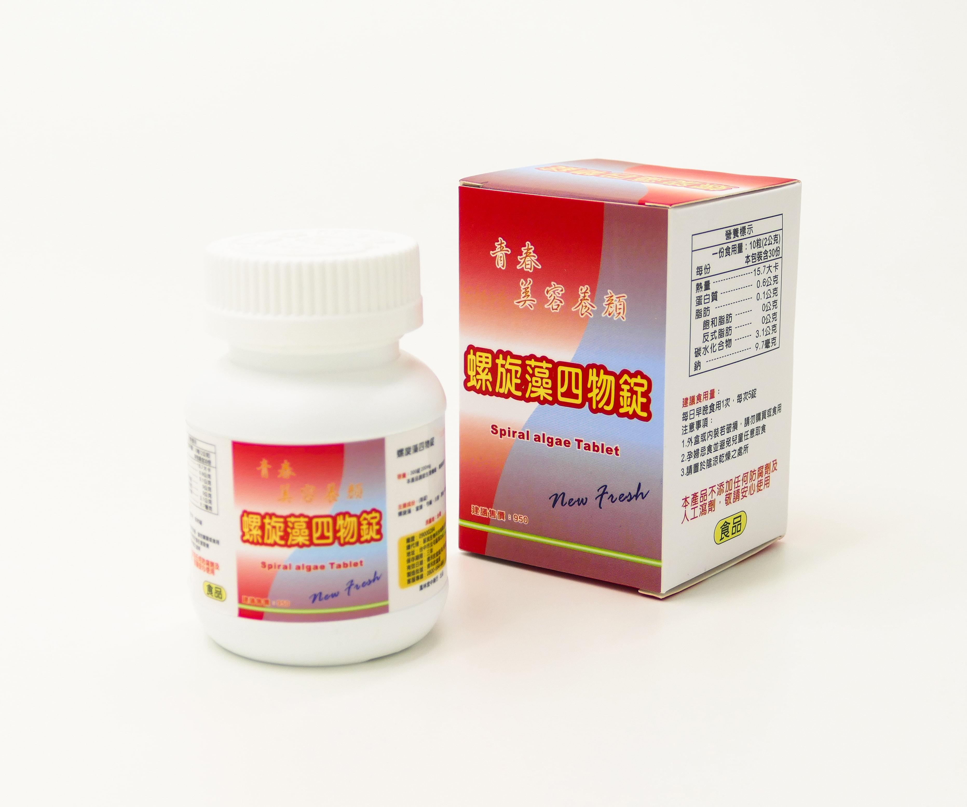 螺旋藻四物錠產品圖片